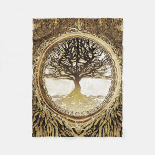 Manta Polar Árbol del árbol de Brown de la vida de Amelia