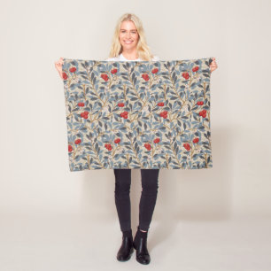 Manta Polar Árbol Redberry, William Morris