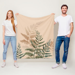 Manta Polar Árboles acuarelas 4