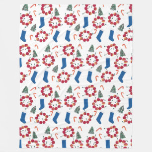 Manta Polar Arboles de Navidad Arsenales Arsenales Candy Canes