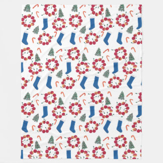 Manta Polar Arboles de Navidad Arsenales Arsenales Candy Canes