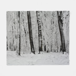 Manta Polar Árboles de nieve de invierno   -     -