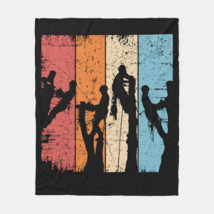 Manta Polar Arborismo retro hombres arborista artesano