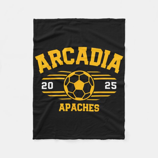 Manta Polar Arcadia Apaches Soccer Byll 2025  (Anverso)
