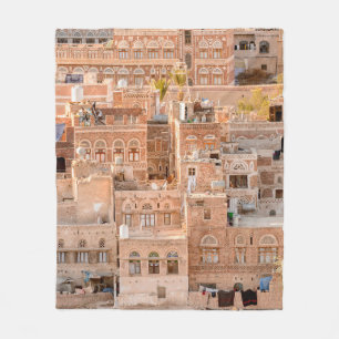 Manta Polar Architecture of the Old Town of Sana'a, Yemen. UNE