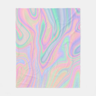 Manta Polar Arco iris abstracto colorido líquido