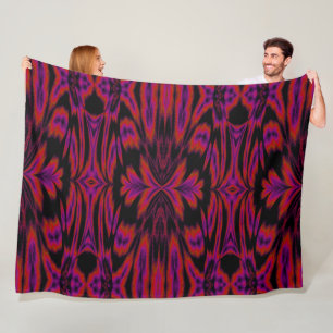 Manta Polar Arcoiris En Mariposa Ligera