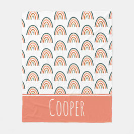 Manta Polar Arcoiris pastel