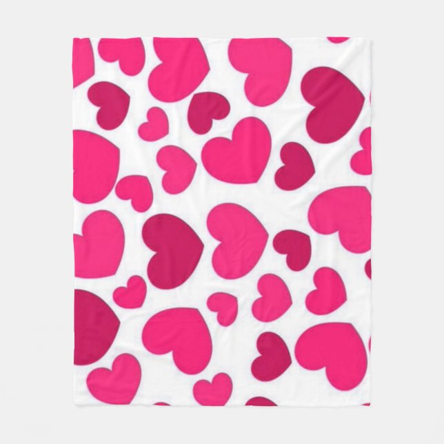 Manta Polar Arcos rosados (Anverso)