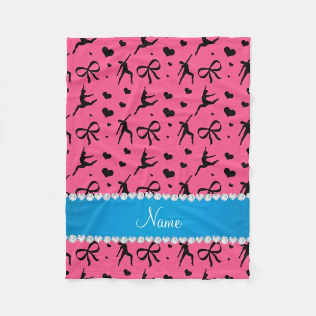 Manta Polar Arcos rosados conocidos personalizados de los (Anverso)