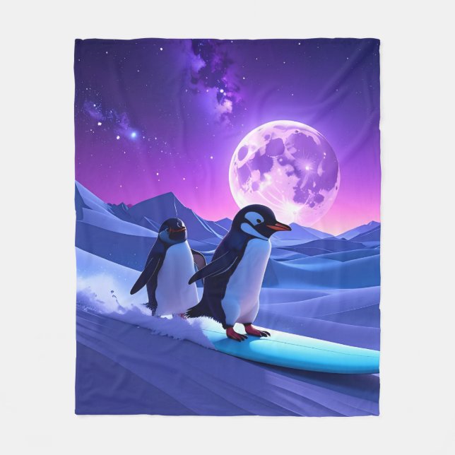 Manta Polar Arctic Night Penguins (Anverso)
