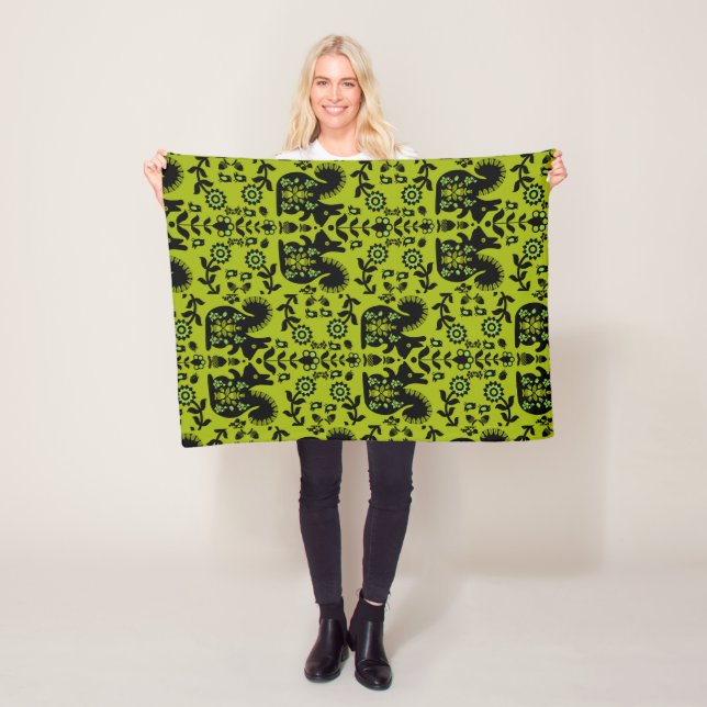 Manta Polar Ardilla Escandinavia Nórdica Arte Popular (In situ)