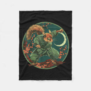 Manta Polar Ardilla Kung Fu Sakura Tree Mma Taekwondo Artes Ma