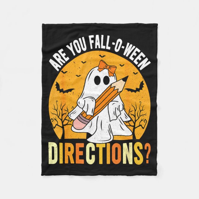 Manta Polar Are You Fall-o-ween Direction Funny Sarcastic Quot (Anverso)