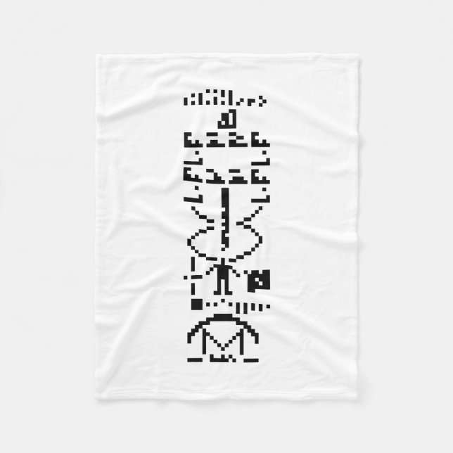Manta Polar Arecibo Binary Message 1974 (Anverso)