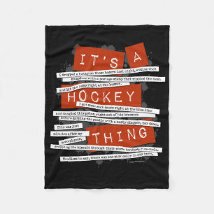 Manta Polar Argot del hockey