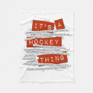 Manta Polar Argot del hockey
