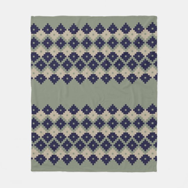 Manta Polar Argyle fair isle seamless pattern designabstract,  (Anverso)