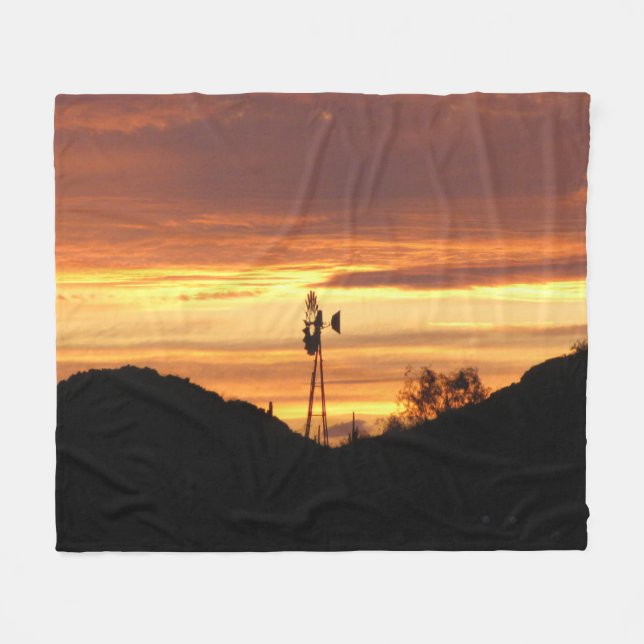 Manta Polar Arizona Sunset Fleece Blanket (Frente (Horizontal))