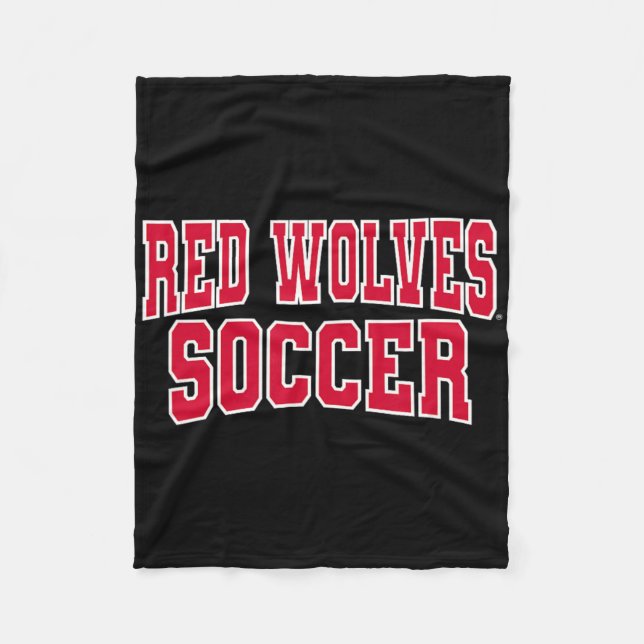 Manta Polar Arkansas State Red Wolves A-state Soccer Ncaa Asta (Anverso)
