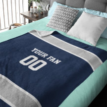 Armada de fútbol, plata y blanco personalizado