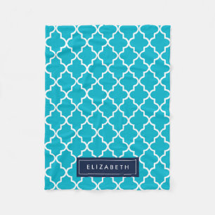 Manta Polar Armada y quatrefoil   Fleece Blanket