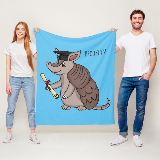 Manta Polar Armadillo cúbico con personalizado de tapón de gra (In situ)