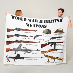 MANTA POLAR ARMAS BRITÁNICAS DE LA SEGUNDA GUERRA MUNDIAL