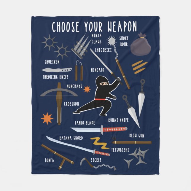 Manta Polar Armas de Ninja (Anverso)