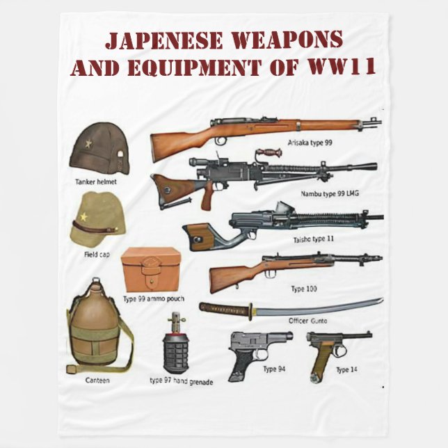 MANTA POLAR ARMAS JAPENESAS Y EQUIPO DE LA SEGUNDA GUERRA MUND (Anverso)