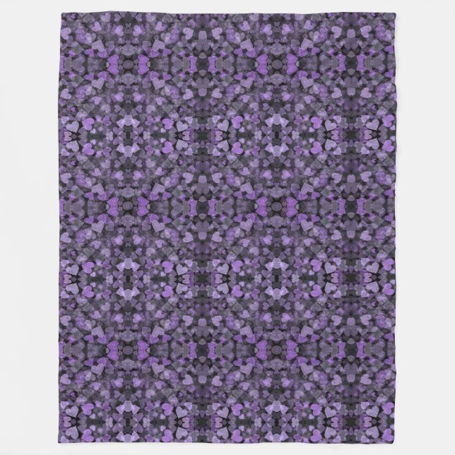 Manta Polar Armonía violeta (Anverso)