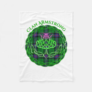 Manta Polar Armstrong Scottish Tartán Celtic Thistle