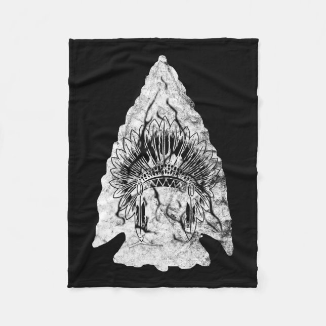 Manta Polar Arrowhead Hunter Native American Arrowhead Hunting (Anverso)