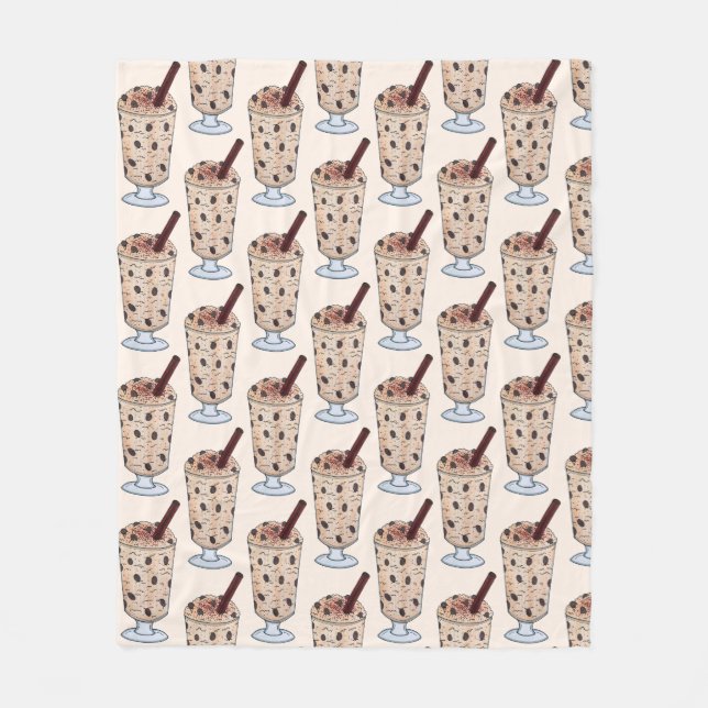 Manta Polar Arroz con Dulce Pudding De Cocinero Puertorriqueño (Anverso)