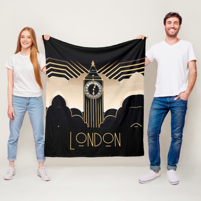 Manta Polar Art Deco Big Ben (In situ)