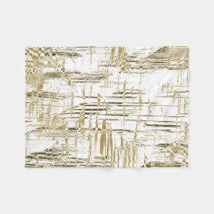 Manta Polar Art déco de oro