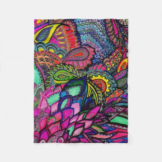 Manta Polar Art Michele Zurine en el estreno del ángulo Zen ab (Anverso)