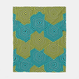 Manta Polar Art Nouveau Geometric Pattern 