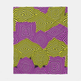 Manta Polar Art Nouveau Geometric Pattern 