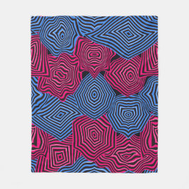 Manta Polar Art Nouveau Geometric Pattern 