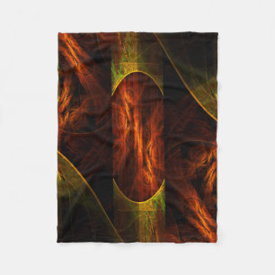 Manta Polar Arte abstracto de la jungla de Mystique