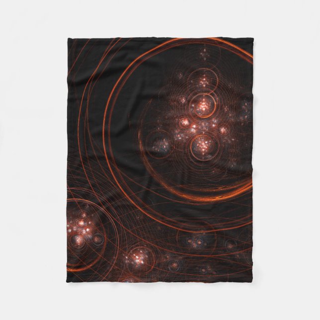 Manta Polar Arte abstracto de Starlight (Anverso)