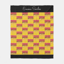 Manta Polar Arte africano, patrón de verano tropical