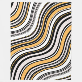 Manta Polar Arte atractivo de tinta abstracto Patrón abstracto