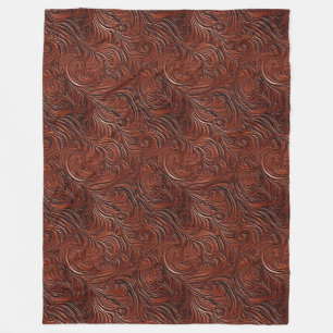 Manta Polar Arte bohemio de Brown occidental