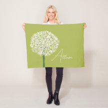 Arte Botánico de Flor de Allium | Flora Elegante