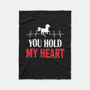 Manta Polar Arte De Caballo Que Sostenes Mi Corazón