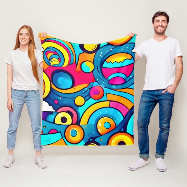 Manta Polar Arte de carnaval cósmico (In situ)