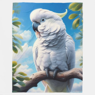 Manta Polar Arte de Cockatoo