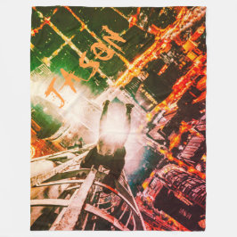 Manta Polar Arte de graffiti en Parkour personalizado